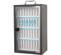 Portable Phone Safe with Password Lock Mobile Storage Cabinet for Personal Use Phone Management Box Secure nizer for Devices Black - 36 Bits