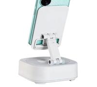 Portable Phone Stand Speaker, Clear Sound Audio Gadget, Adjustable Phone Speaker Stand with Compact Design, Mobile Audio Amplifier with Stable Base, Holder Accessory for Live Streaming