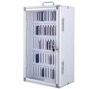 Portable Phone Storage Box - 60 Bits Transparent - Ideal for School Supplies - Silver Color - 12/24/36/48/60 Bits Options Available