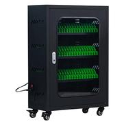 Portable Phone Storage Box with Lock, USB Charging Station for Secure Mobile Phone Charging, Ideal for Offices and Homes