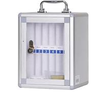 Portable Phone Storage Cabinet 12/24/36/48/60 Slots Wall-Mounted nizer for Office Classroom Gym Secure Box with Locks & Keys (12 Units)