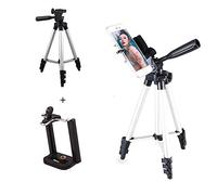 Portable Phone Tripod, 40" Lightweight Aluminum Phone Tripod Stand with Universal Smartphone Tripod Holder Mount and Carrying Bag, Travel Tripod for Filming Product Photography Portrait Shooting