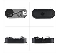 Portable Phonograph 33/45RPM Turntable Player Converter Save Vinyl Music Records to MP3 TF Card/USB Built in Speaker