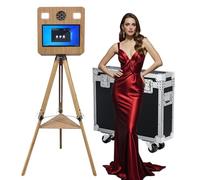 Portable Photo Booth with 15.6''Touch Screen Photo Booth Machine Ideal for Weddings,Parties,Celebrations,and Events Rental (Photo Booth Machine)