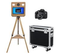 Portable Photo Booth with 15.6''Touch Screen Photo Booth Machine Ideal for Weddings,Parties,Celebrations,and Events Rental (Machine+Camera)