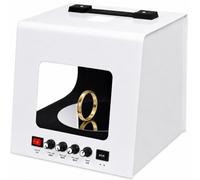 Portable Photo Studio Light Box Kit with Five Backdrops | Smooth Electric Rotation, Variable Speed Control, Tunable Color Temperature for Perfect Product Shots