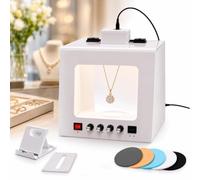 Portable Photo Studio, Professional Product Photography Ki | 30,000-Hour LED Life, Smartphone Compatible, 1kg Load, for Professional Presentations(T30)