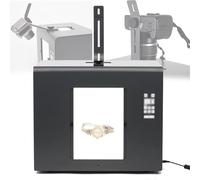Portable Photography Light Box Kit with Dimmable LED Lights, 6 Light Modes for Jewelry and Small Product Photography, Soft Box for Professional Camera Shooting