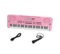 Portable Piano 61 Key Electronic Keyboard | Portable Includes Microphone