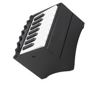 Portable Piano Calendar with Weekly Music Lessons, USB Rechargeable Speaker, Volume Control, Music Sheets, Black, 13x9x8.7cm