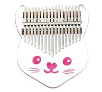 Portable Piano Thumb Piano, o, 17-Key Transparent Acrylic Thumb Piano o with Carry Bag Musical Note Stickers Tuning Hammer Cleaning Cloth 2pcs Finger Guards Music Book (Size : Type 2) (Color : Transp