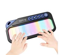 Portable Piano Toy Mini Learning Light Up Keyboard Kids Travel Birthday