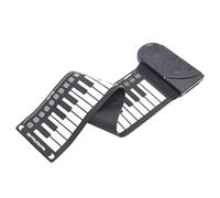 Portable Piano with Speaker 49 Keys Soft Silicone 16 Tones 10 Rhythms 16 Volume Levels Control 32 Levels Keyboard Piano Beat Control