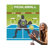 Portable Pickleball Trainer - Wall-Mounted Precise Target Trainer | Indoor Outdoor Training Aid Enhances Skills Boost Precision