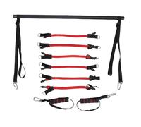 Portable Pilates Bar Kit with Bands for Men Women Multifunctional Home Gym Support Full Body Workouts
