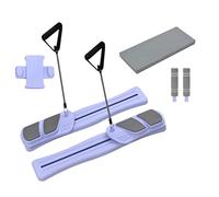 Portable Pilates Reformer | Fitness Board & Pilates Equipment Set | Strong Weight-Bearing Equipment Portable Exerciser for Health Yoga Workout Gym Training Women Fitness Cardio