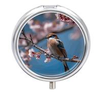 Portable Pill Box Pill Case A Little Bird Travel Pill Box Small Pill Case Daily Pill Container Pill Organizer Pocket Medicine Box Cute Pill Case
