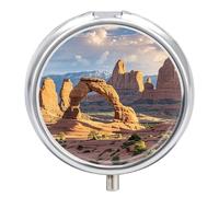 Portable Pill Box Pill Case Arches National Park Travel Pill Box Small Pill Case Daily Pill Container Pill Organizer Pocket Medicine Box Cute Pill Case