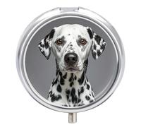 Portable Pill Box Pill Case Dalmatian Travel Pill Box Small Pill Case Daily Pill Container Pill Organizer Pocket Medicine Box Cute Pill Case