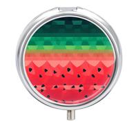 Portable Pill Box Pill Case Gradient Watermelon Travel Pill Box Small Pill Case Daily Pill Container Pill Organizer Pocket Medicine Box Cute Pill Case