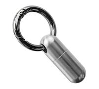 Portable Pill Box, Portable Metal Medicine Case - Waterproof Titanium Pill Case for Medicine Pills - Pill Box Keychain Pill Box Anti-Rust Q