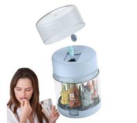 Portable Pill Box - Travel Organizer with 7 Compartments for Medication, Supplement Bottle Container and Cutter, Compact Storage for Pocket Purse Camping Friends Family Travels Use