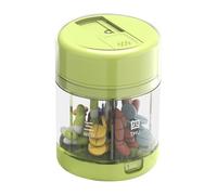 Portable Pill Box, Travel Pill Organiser, 7 Compartments Container, Built-in Cutter, Compact Design, Secure Lid, Easy Carry, For Camping, Pocket, Purse, Friends, Family, 1.97 x 1.97 x 2.76 inches