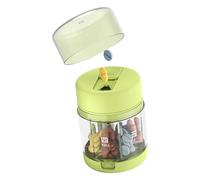 Portable Pill Case | Portable Travel Pill Box - 7 Compartment Case, Cutter and Compact Storage for Pocket, Camping and Outdoor Activities