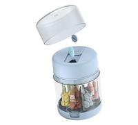 Portable Pill - Compact Daily Medicine Case with 7 Compartments | Small Supplement Box with Cutter for Outdoor Travel Camping Purse Bag Practical Pill Container