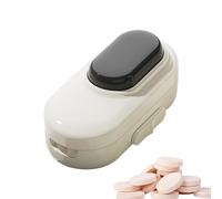 Portable Pill Cutter, 1/4 Tablet Cutting Organizer, Precise Pill Divider with Centering Device | For Women Men Adults Children Work Travel Easy Cutting Farma