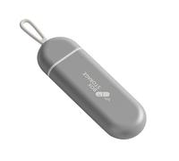 Portable Pill Holder - Small Capsule Box, Key Ring, 3 Compartment Drug Dispenser with Sealing Cap for Vitamins, Pocket Travel, Emergency Medication Kit, Bag Attachment, Storage Container in Frame