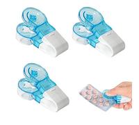 Portable Pill Popper for Blister Packs, Pill Remover Pill Puncher for Blister Packs, Small Pill Splitter for Tablets, Easy to Take Out Pills from Package (3 PCS)