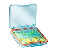 Portable Pill Storage, Adjustable Compartments Medication Case, Small Travel Medicine Organizer, Convenient Pocket Container for Backpacking Purse Pouch Home Birthday Senior Adult Kids Daily Health