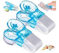 Portable Pill Taker, Pill Blister Packaging Opener, Contactless Pill Loading and Unloading Device, Medicine Auxiliary Tool for Middle Aged and Elderly People