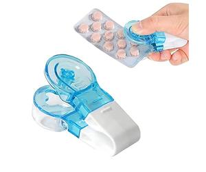 Portable Pill Taker,Pill Dispenser,No Contact Easy to Take Medicine Take Out Tool,for The Elderly,Disabled, Individuals with Weak Senior Arthritis Hands (1PCS)