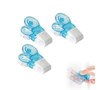 Portable Pill Taker, Pill Dispenser, Portable Tablet Dispenser, Pill Cutter for Small Pills, Storage Box Medication Dispenser, No Contact to Take Medicine Out Tool - Colour Random (3PCS)