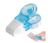 Portable Pill Taker Remover | Portable Pill Box,Pill with Container,Tablets Pills Blister Pack Opener Assistance Tool for The Elderly,Disabled,Individuals with Weak Senior Arth ritis Hands