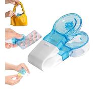 Portable Pill Taker Remover,Portable Pill Box, Pocket Pharmacy, No Contact to Take Medicine Out Tool,Storage Box Medication Dispenser, Medicine Organizer for The Elderly, Disabled (1)