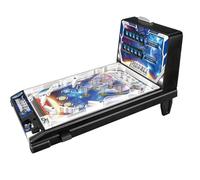 Portable Pinball Machine, LED Electronic Arcade Game with Sound, Digital Scoreboard, Space-Themed Tabletop Fun for Kids Ages 5 and Up