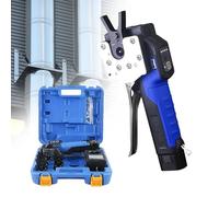 Portable Pipe Flaring Tool, 45 Degree Eccentric Flaring Device, Cordless Tube Expander, Suitable for Soft Copper, Aluminum, Brass Pipes, 8 Collets Included