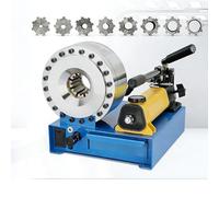 Portable Pipe Swaging Tool and Manual Hydraulic Hose Crimping Machine, 35MPa Pressure System with 8 Sets of Dies for Aluminum and Stainless Steel Tubing