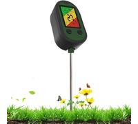 Portable Plant Soil Tester 5-in-1 for Indoor Outdoor | Clear color-coded display; rotatable probe for flexible depth testing; user-friendly interface