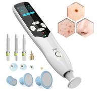 Portable Plasma Skin Lifting Pen with 7 Replacement Heads - Mole Removal Device, 5 Intensity Levels, LCD Display for Skin Rejuvenation and Care