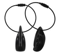 Portable Plastic Flying Disc Clip 2pcs with Hanging Ring Wear Resistant and Odourless Disc Carrier for Outdoor Sports, Suitable the Elderly