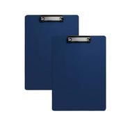 Portable Plastic Folder Vertical Hard-Shell Folder A4 Writing Mat Large Capacity Easy to Carry and Easy to Use Versatile(Blu,4cm/1.18)