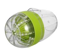 Portable Plastic Manual Juicer with Filter for Lemons and Limes | Hand Press Design, Non-slip Grip Band, No Power Needed, for Office Use and Picnics