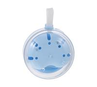 Portable Plastic Retainer Case Blue, for Braces and Tooth Retainers | Pp Construction, Waterproof Design, Travel Use for Going, Compact Storage Box for Oral Appliances
