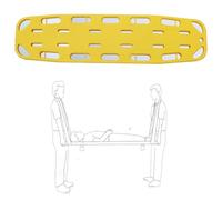 Portable Plastic tic Spine Board - Emerncy Stretcher for Water Par & Pools, First Aid Backboard Imlizer, Lifesaving Equint (Yellow, 184 x 45 x 5.5 cm)