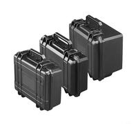 Portable Plastic Tool Box with Foam,Waterproof Tool Storage Case, ABS Material, Easy To Open And Close(WL901#)