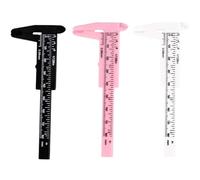 Portable PlasticTattoo Caliper Ruler Permanent Makeup Measurement Tools For Womens Eyebrow Measuring Vernier Caliper Brow Mapping Tool